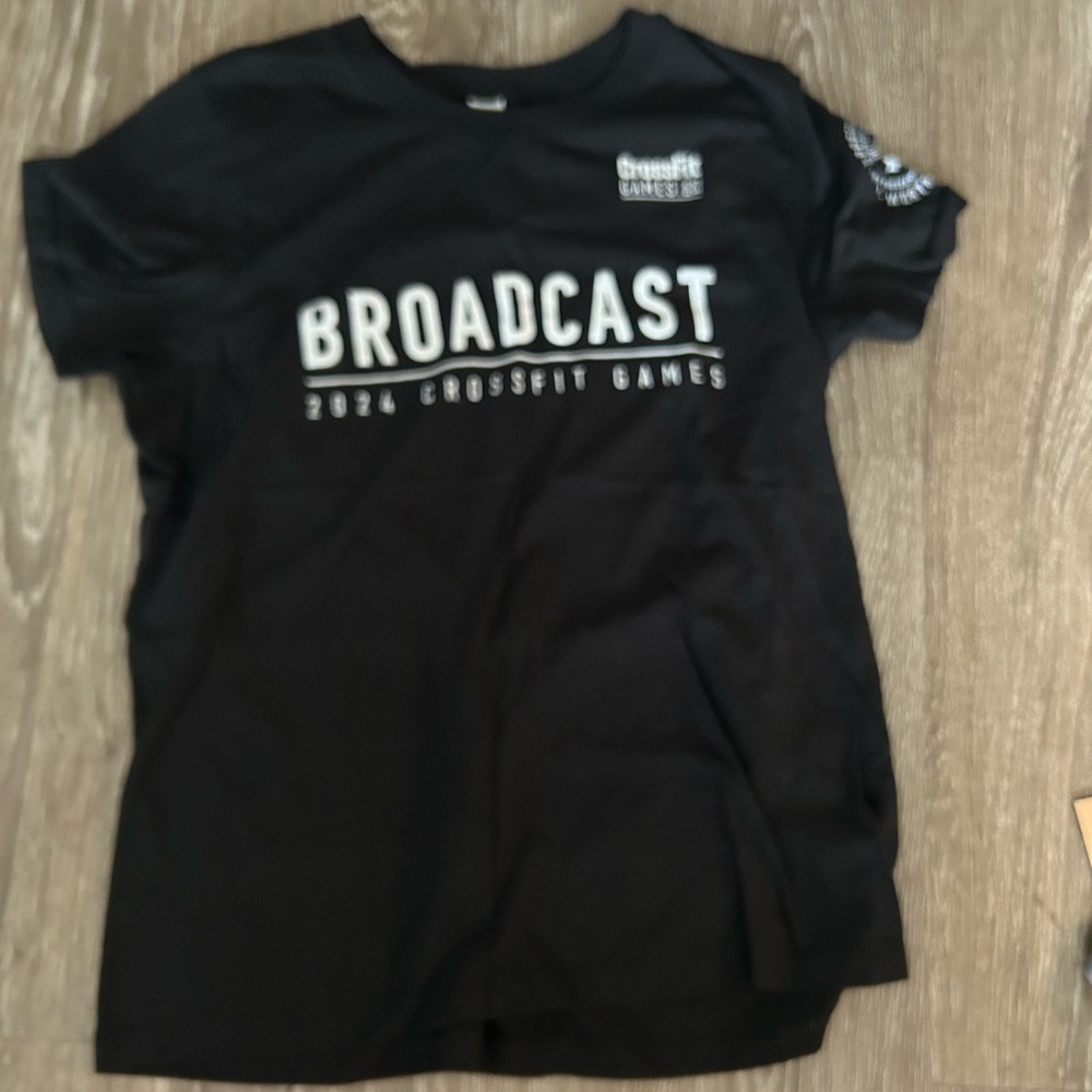 Black Broadcast Crossfit Games Shirt